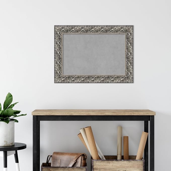 Amanti Art Silver Framed Magnetic Board 22x30 Medium Vision Board - Image 5