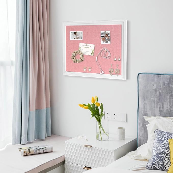 Large Wood Framed Cork Board - Image 8