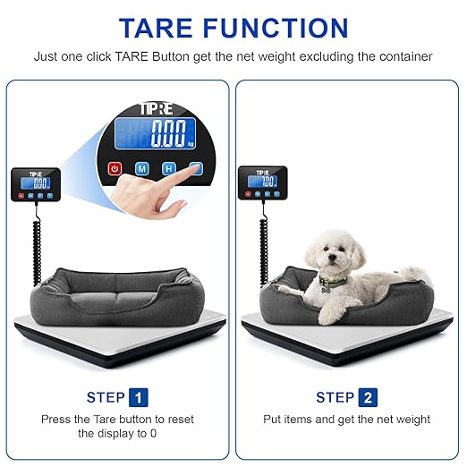 Digital Shipping Postal Scale 660lb/1oz Accuracy! Heavy Duty Postage Scale Extra-Large Capacity Stainless Industrial Scale for Small Business, Warehouse, Home, Battery&Charging Cable Included-DeskLoop Office