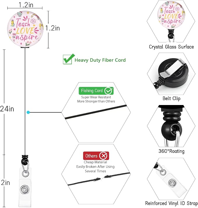 ID Badge Holder with Lanyard, Lanyards - Image 6