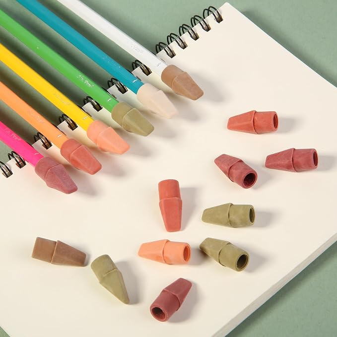 Mr. Pen- Pencil Erasers Toppers, 120 Pack, Latex Free, No Smudge | Mr Pen - Image 8