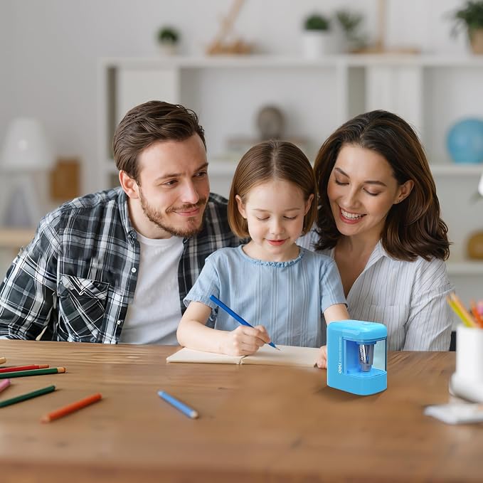 deli Electric Pencil Sharpener, Portable Pencil Sharpener - Image 7