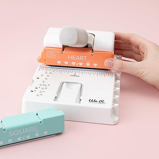 We R Memory Keepers Multi Cinch Kit (2 in 1 Circle & Disc) Book Binding Art Crafts Sewing Scrapbooking Journaling Printmaking Paper Craft Office Home Card Stock DIY Card Making Sticker Machine-DeskLoop Office