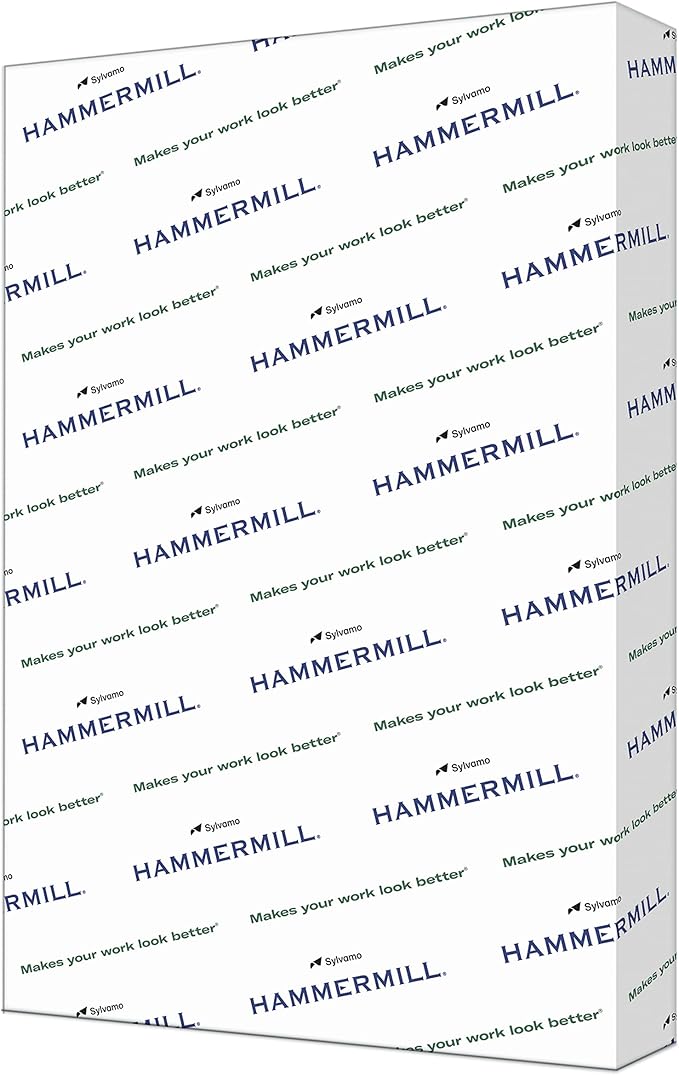 Hammermill Printer Paper, Premium Color 32 lb Copy Paper, 12 x 18 - 100 Bright, Made in the USA, 106127R - 1 Ream (500 Sheets)-DeskLoop Office