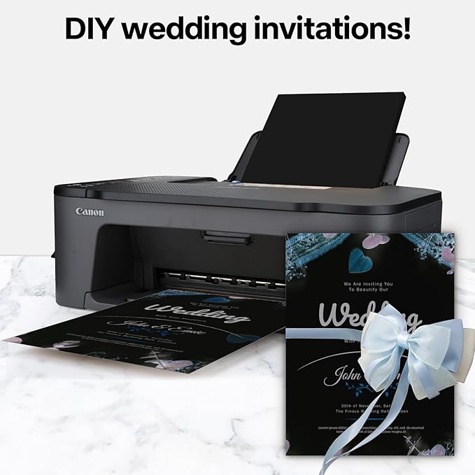 100 Pack Black Cardstock 5x7 Blank Card Thick Paper, Goefun 80lb Flat Card Stock Printer Paper for Invitations, Postcards, Photos, DIY-DeskLoop Office