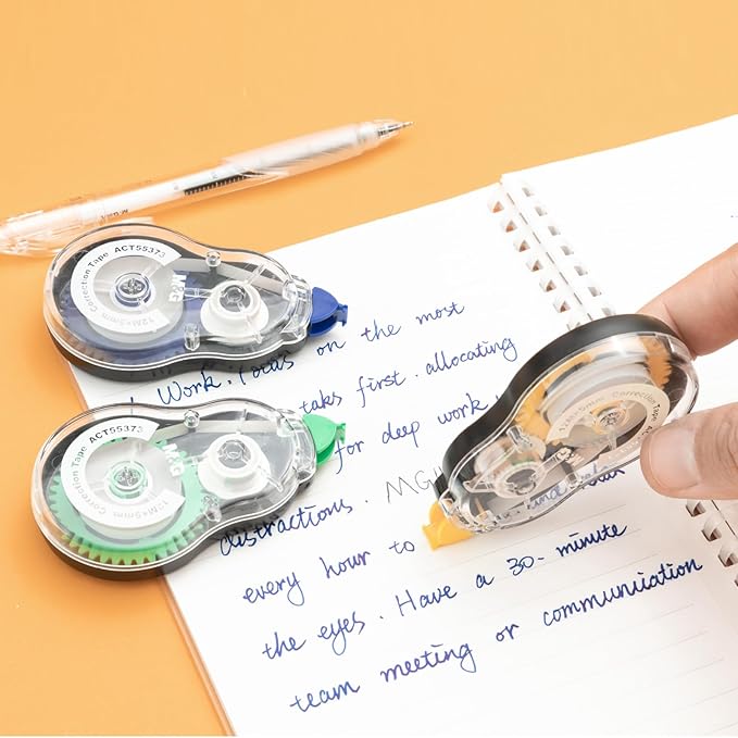 M&G 39.3 Feet Correction Tape, 12 Pack Correction Tape, Easy to Use Applicator for Instant Corrections, Study Supplies and Office Products, Total 472FT/144M-DeskLoop Office