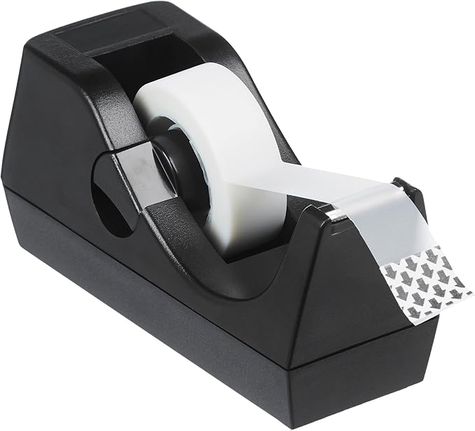Amazon Basics Weighted Office Desk Tape Dispenser - 3-Pack-DeskLoop Office