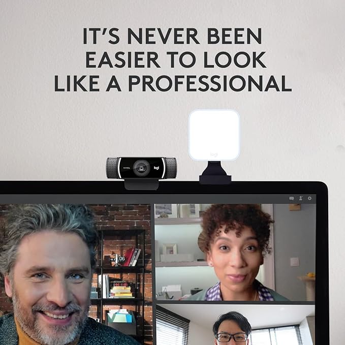 Logitech C922x Pro + Logitech for Creators Litra Glow - The Ultimate Solution for a Professional Look During Video-Calls-DeskLoop Office