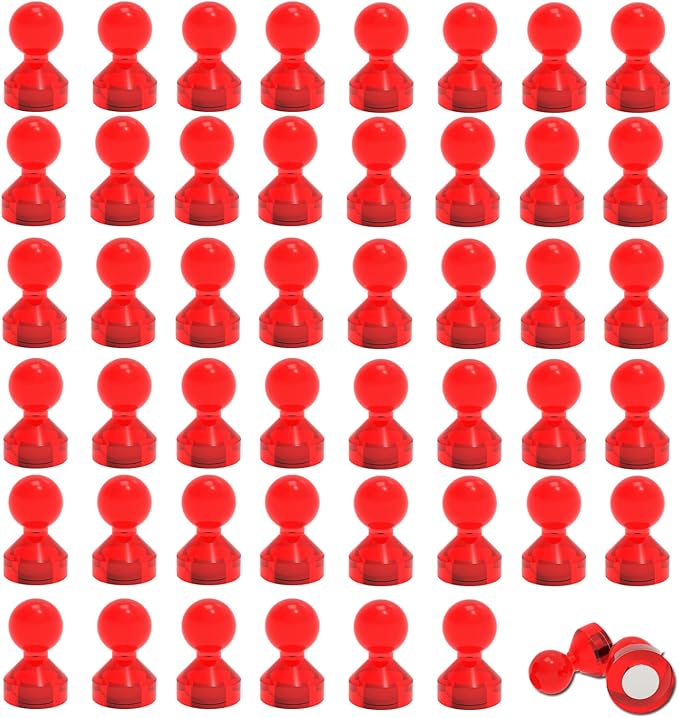 Ant Mag Magnetic Push Pins 48pcs Strong Whtieboard Pins Magnets Perfect Use for Map Fridge Kitchen Home Office Classroom-DeskLoop Office