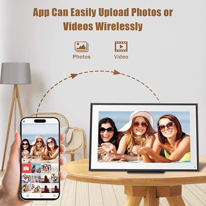 15.6 inch Wall Planner Digital Calendar Electronic Calendar Chore Chart,2025 Smart Touchscreen Full HD Interactive Display for Family Schedules,Wall/Desk Mountable for Seamless Scheduling/Organizing-DeskLoop Office