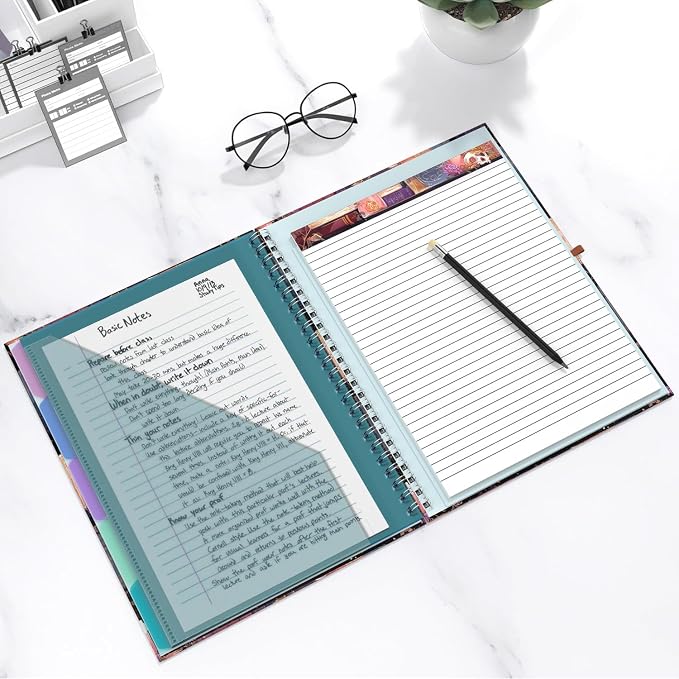 Hongri Clipboard Folio with Refillable Lined Notepad, 8.5 x 11 Folders with - Image 7