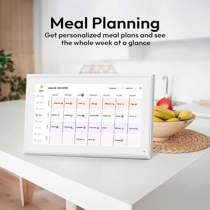 BOCT 15.6'' Digital Calendar Wall - 32GB Memory Touch Screen Chore Chart Smart Calendar,Digital Planner,Auto-Sync,APP Control,Interactive Family Schedules, Gift for Mother-DeskLoop Office