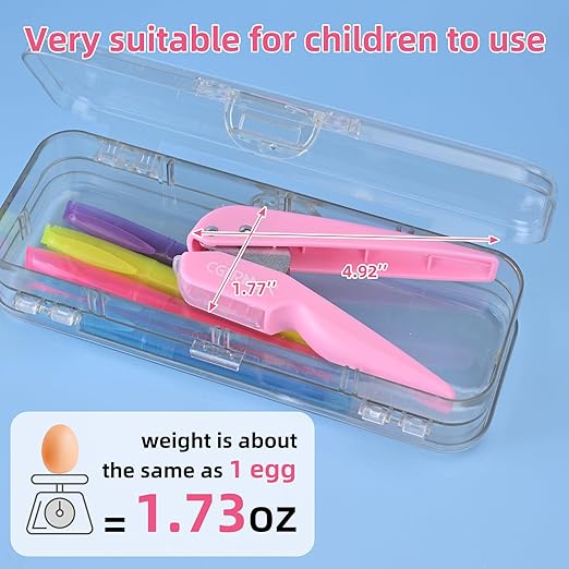 Single Hole Punch, with 30 Pcs Loose Leaf Binder Rings, 1/4" Hole Punches, 50% Labor Savings, Paper Hole Puncher, 15 Sheet Capacity, for Paper Cards Plastic Cardboard, Lightweight, Pink-DeskLoop Office