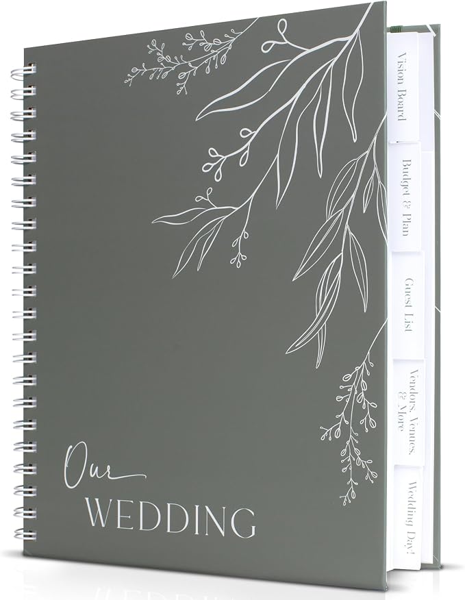 Beautiful Minimalistic Wedding Planner Book and Organizer - Image 9