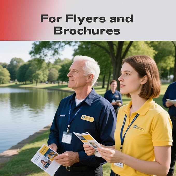 220Sheets Double Sided Photo Paper Glossy Brochure Flyer Paper Inkjet 8.5x11 44lb 160gsm Letter Size for All Dye Ink Printers-DeskLoop Office