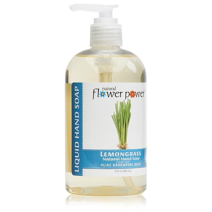 Liquid Hand Soap – Plant-Derived and Bio-Based Formula – Sulfate-Free, pH-Balanced, Vegan 3 Pack – Lemongrass – 3 x 12 oz-DeskLoop Office