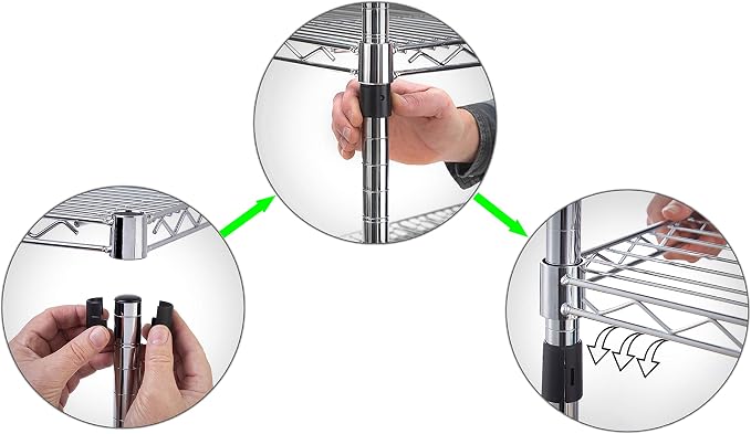 Regal Altair 21" Deep x 42" Wide x 86" Height Wire Shelving Kit | 10-Tier | NSF - Image 8