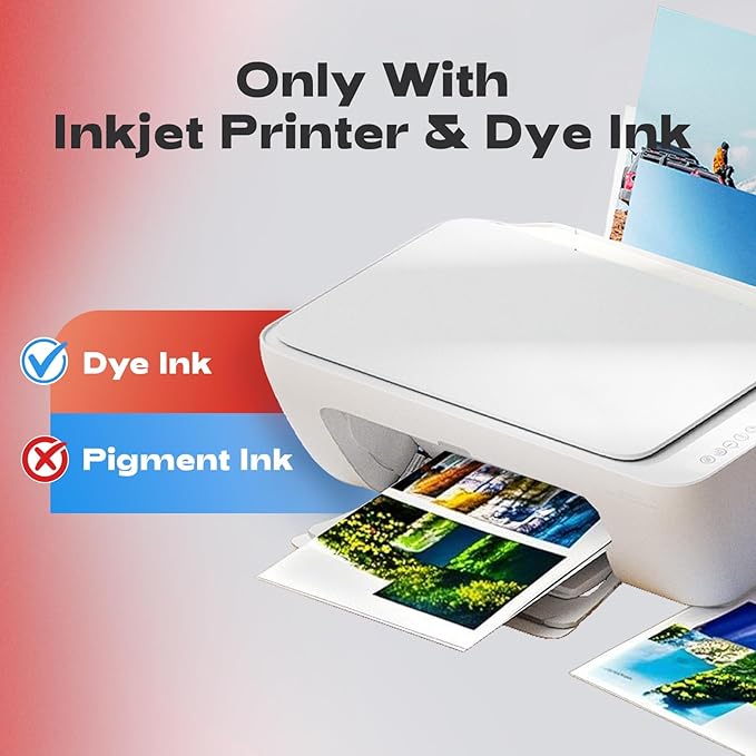 120 Sheets Matte Presentation Paper 11x17 48lb 180gsm Photo Paper for All Dye Ink Inkjet Printers-DeskLoop Office