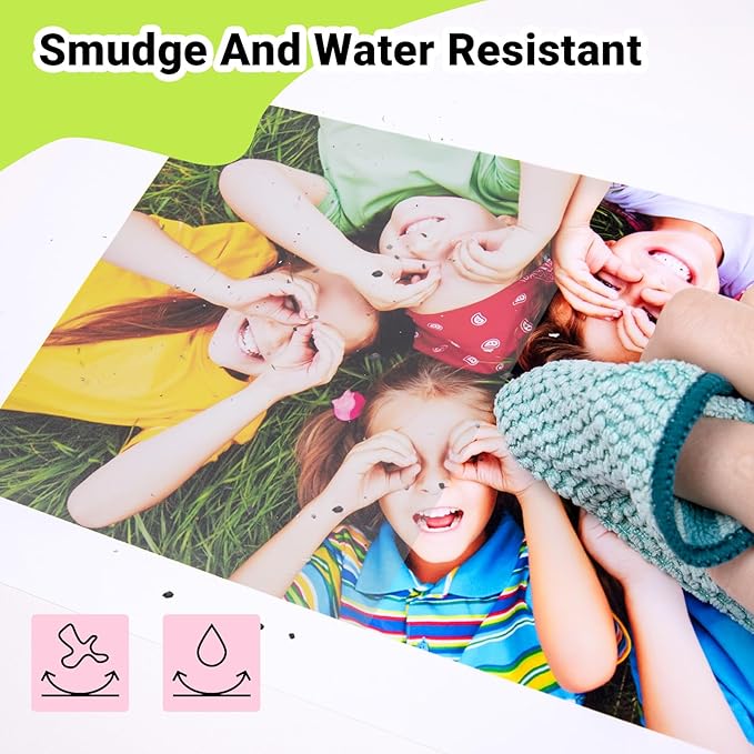 TECKWRAP Matte Photo Paper 8.5" x 11" - 69lb Photo Paper for Inkjet Printer Paper, Ideal for Portrait Photography, 20 Sheets, Smudge-Proof-DeskLoop Office