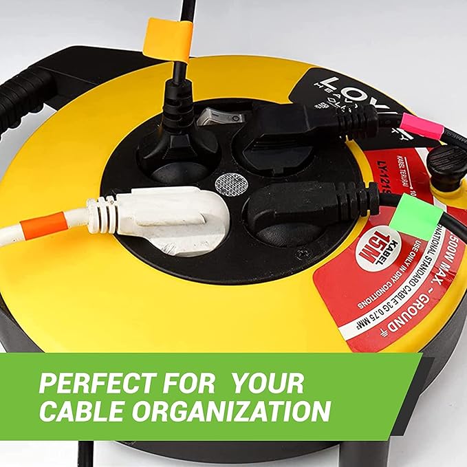 Rectangular Color Coding Sticker Roll - Write On Labels for Folders, Organizing & More, 1.57" x 0.75" Stickers to Write On Name Tags for Office Supplies & Organization, 500-Pack (Black) by Royal Green-DeskLoop Office