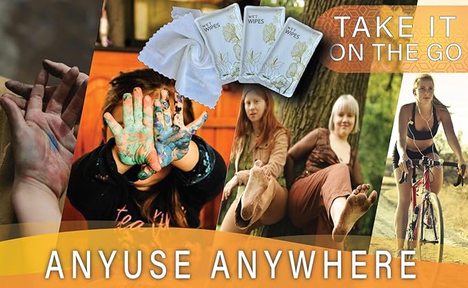 Luxury Wet Wipes, 100 Individually Wrapped Microfiber Textured Non-Scented Personal Hygiene Cleansing Wipes for women and men. Clean and refresh at the gym, camping, outdoors, and sporting events.-DeskLoop Office