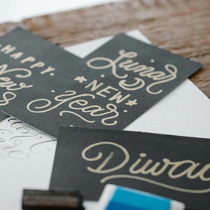 100 Pack Black Cardstock 5x7 Blank Card Thick Paper, Goefun 80lb Flat Card Stock Printer Paper for Invitations, Postcards, Photos, DIY-DeskLoop Office