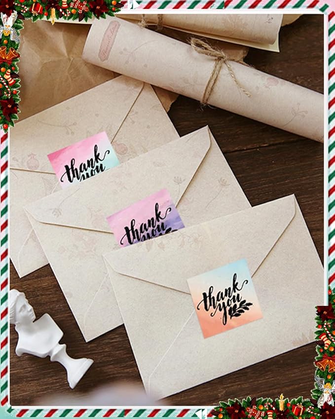 2''×2'' Square Thermal Sticker Labels, Self-Adhesive 2 Inch Direct Thermal Labels, Multi-Purpose Sticker for DIY Logo Design,Name Tag,QR Code, 500 Labels/1 Roll, Nebula-DeskLoop Office