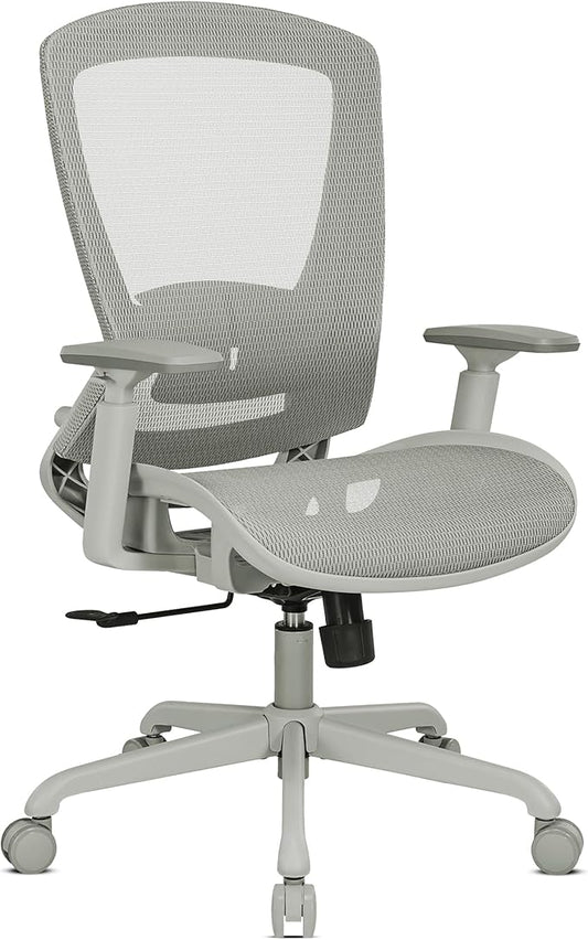 ELABEST T96 Mesh Office Chair,Ergonomic Computer Desk Chair,Sturdy Task Chair- Adjustable Lumbar Support & Armrests,Tilt Function,Comfort Wide Seat,Swivel Home Office Chair-DeskLoop Office