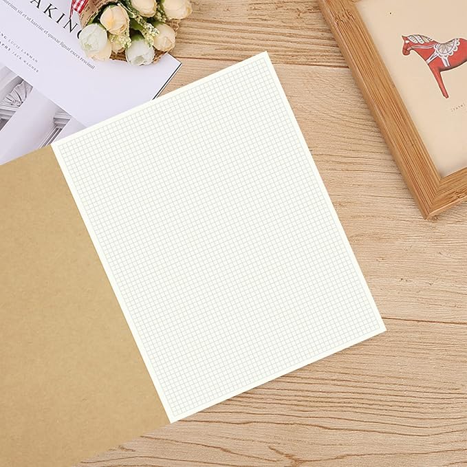 zmybcpack 12 Pack 8.5x11 inch Large Graph Paper Notebook Journals Bulk - Image 4