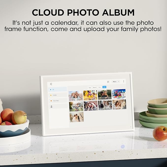 21.5 Inch Smart Digital Calendar, Wall Electronic Calendar, 1920 * 1080 IPS Full HD Touch Screen Display for Family Meal Planner Support - Streamline Household Organization-DeskLoop Office