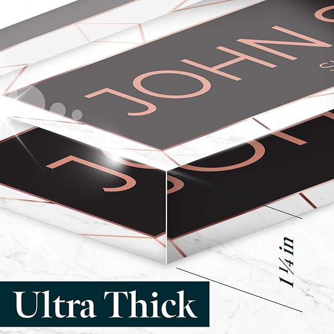Desk Name Plate Personalized, Custom Name Plates 2½/x8 Inches, Thick - Image 4