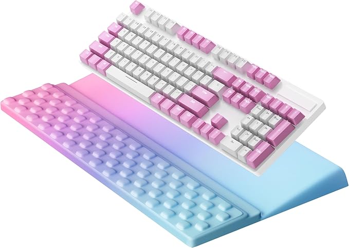 Ospelelf Ergonomic Keyboard Wrist Rest Pad Comfortable Keyboard Stand Riser Holder Pad for Office Gaming-DeskLoop Office