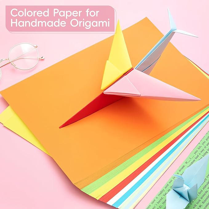 M&G 100 Sheets Colored Copy Printing Paper Assorted Colors, 8.3 X 11.7 in Construction Paper for Card Making Scrapbooking Kids School Office DIY Craft-DeskLoop Office