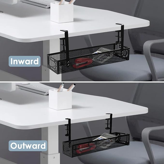 Under Desk Cable Management Tray, Cable Management Under Desk No Drill - Image 7