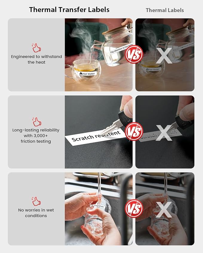 Phomemo A30 Label Maker, Mini Bluetooth Label Printer Thermal Transfer Printing Sticker Printer for Home Office Small Business School Students, Portable Label Maker, Works with Tablet, Phones & PC-DeskLoop Office