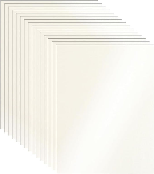 28 Sheets Cream Shimmer Cardstock 8.5 x 11 Ivory Paper, 92lb Premium Off White Paper Card Stock for Wedding Invitations, Crafting, Greeting Cards, Business Cards, Office Printing-DeskLoop Office
