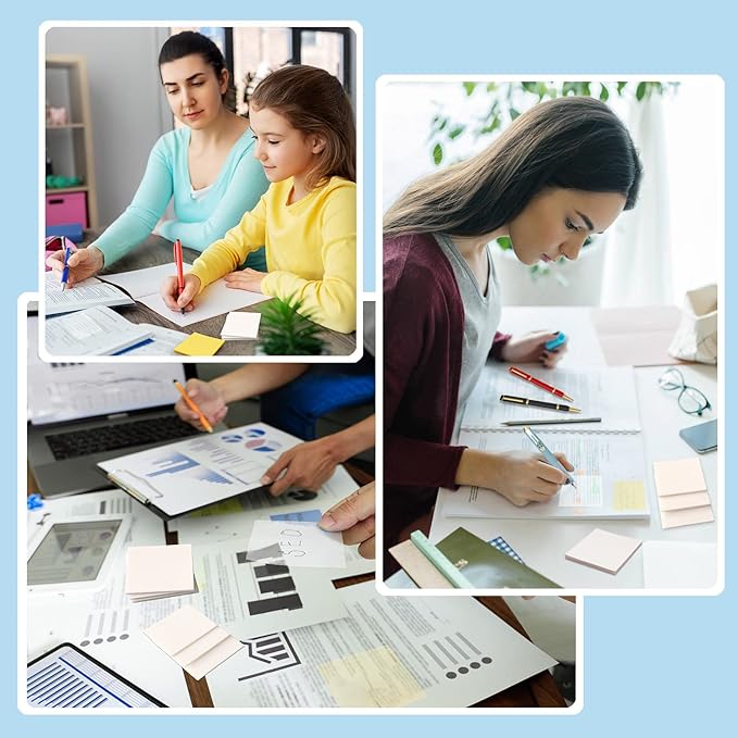 600 Sheet Transparent Sticky Notes, See Through Sticky Note - Image 6