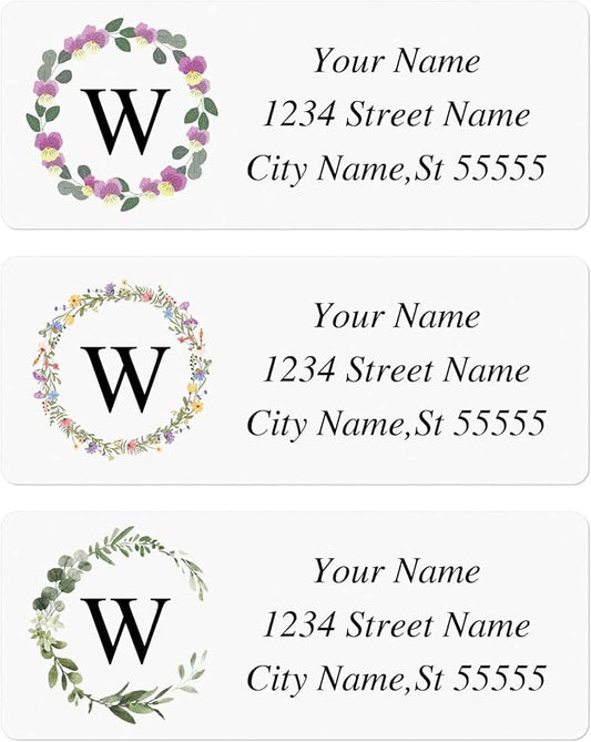 Custom Address Labels - Personalized Labels, Return with Strong Adhesion, Can Be Used for Cardboard, Paper, Plastic, Glass, Metal (2.6x1 Inch, Set of 100), Multicolor-DeskLoop Office