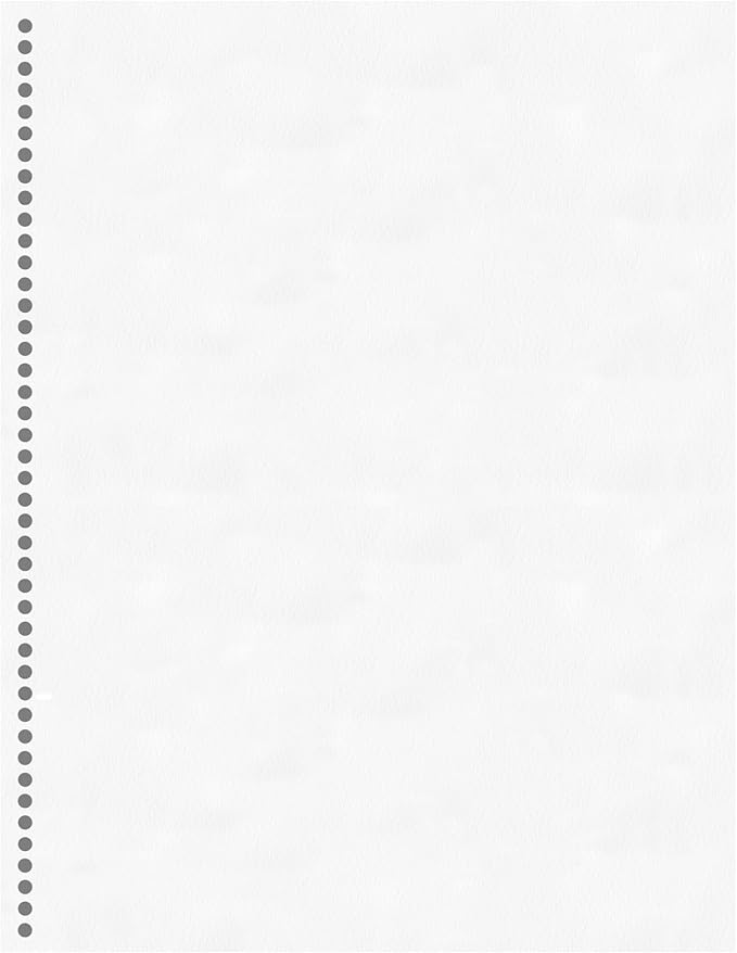 PrintWorks Professional Pre-Punched Spiral Binding Paper - 43-Hole (4:1 Pitch Hole Punch) - Book Binding Printer Paper - Made in the USA - 500 Sheets - 8.5" x 11" - 20 lb - 92 Bright White (04144)-DeskLoop Office