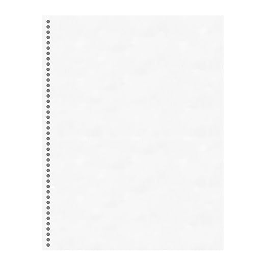 PrintWorks Professional Pre-Punched Spiral Binding Paper - 44-Hole (4:1 Pitch Hole Punch) - Book Binding Printer Paper - Made in the USA - 400 Sheets - 8.5" x 11" - 28 lb - 92 Bright White (04165)-DeskLoop Office