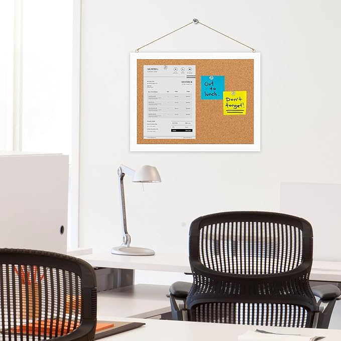 60Pcs Push Pins for Bulletin Board, Thumb Tacks for Cork Board, Clear Plastic Head, Steel Tip, Thumbtacks for Wall Poster Photo Maps Pictures Office Home Decor-DeskLoop Office