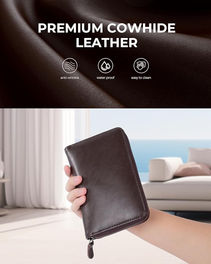 Nicpro 20PCS Metal Mechanical Pencil Set in Leather Case, Art Drafting Pencil 0.3, 0.5, 0.7, 0.9 mm & 2mm Lead Holders, 9 Tube (4B 2B HB 2H Colors) Lead Refills, Erasers For Sketching Drawing-DeskLoop Office