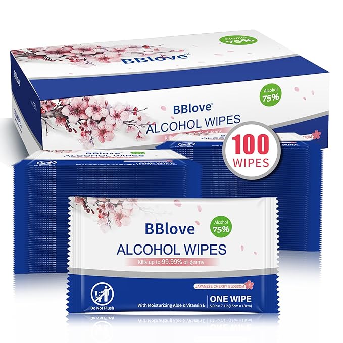 75% Alcohol Hand Sanitizer with Aloe Moisturizer & Vitamin E for On-the-Go Use, All-Purpose Travel Wipes Count, Restaurant, Home Office-DeskLoop Office