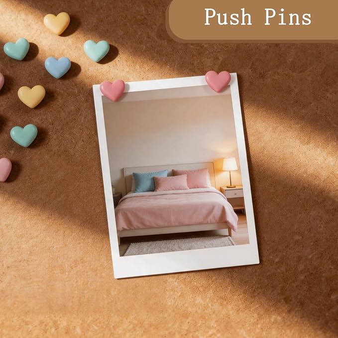 30Pcs Cute Push Pins Decorative Thumb Tacks, Bulletin Board Tacks, Cork Board - Image 7