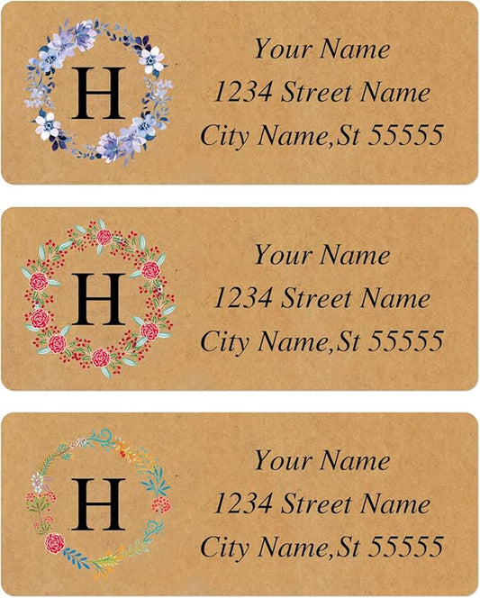Custom Address Labels - Personalized Address Labels, Return Address Labels with Strong Adhesion, Can Be Used for Cardboard, Paper, Plastic, Glass, Metal (2.6x1 Inch, Set of 280)-DeskLoop Office