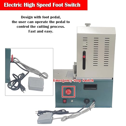 Eelectric Corner Rounder Cutter Machine, 180W Heavy Duty Paper Punch Cutter with R3 R4 R5 R6 R8 R9 R10 Seven Blades, Metal Corner Rounder Punch for Office Business Cardstock Plastic PVC-DeskLoop Office