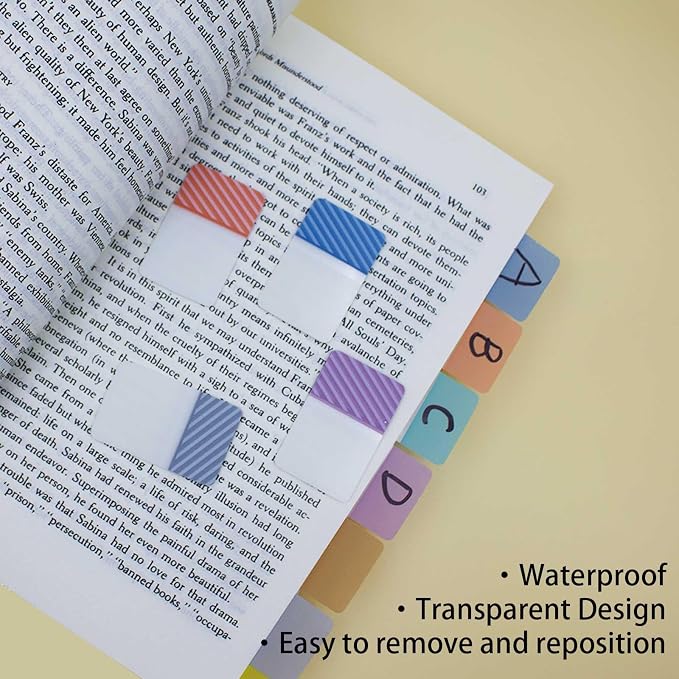 ELII 900 PCS 1 Inch Book Tabs Sticky Index Tabs, Writable Repositionable | File - Image 7