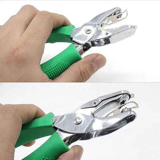 Handheld Star Shape Hole Punch, 1/4 Inch Hole Size, Craft Paper Puncher, Single Pack, Ideal for DIY Projects and Office Use-DeskLoop Office