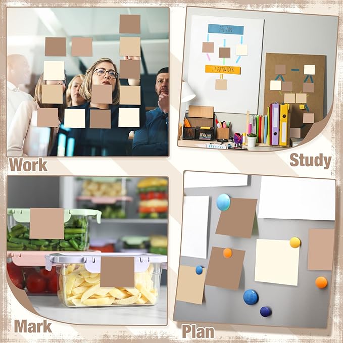 Fainne 24 Pack Sticky Notes Bulk Back to School Supplies Self Stick Note Pads Paper Memo for Office First Day of School Student Teacher Essentials (2 x 2 Inches,Simple Color)-DeskLoop Office