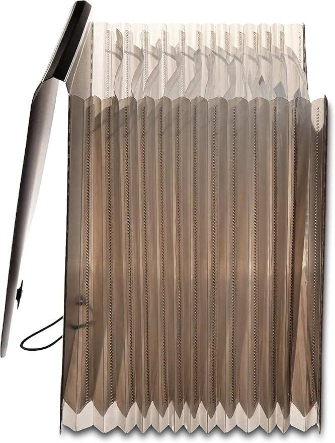 Amazon Basics Expanding Organizer File Folder, Letter Size - Black, 1-Pack-DeskLoop Office